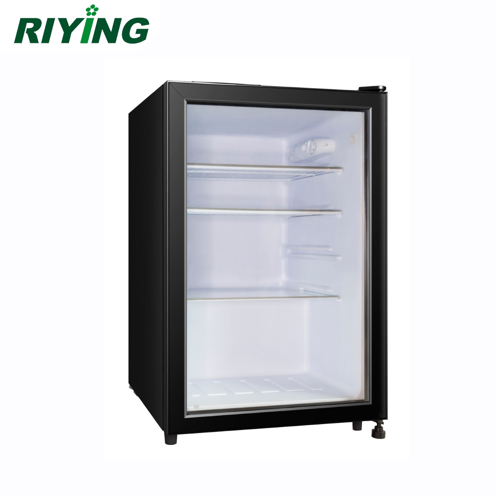 108L Table Top Beverage Cooler Glass Door Display Mini Bar Fridge