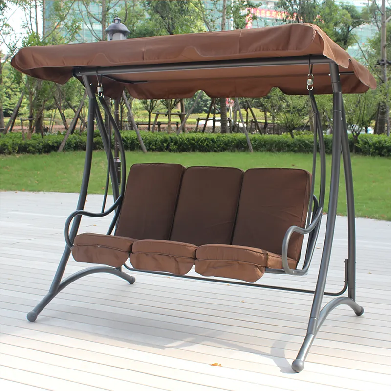 Relax outdoor furniture 3 seater garden swing chair patio hanging