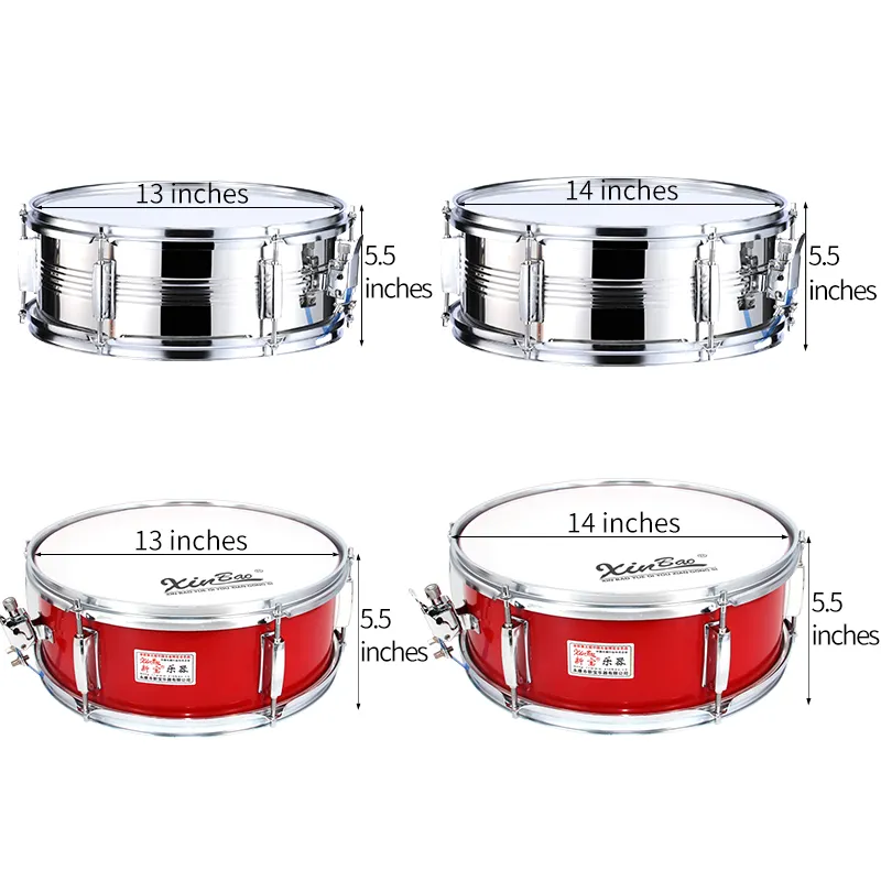 13/14 Inches Metal Snare Drum Marching Drum/Percussion Musical Instruments
