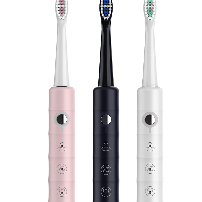 Sonic Electric Toothbrush Adult USB Rechargeable Waterproof Ultrasonic Portable Toothbrush