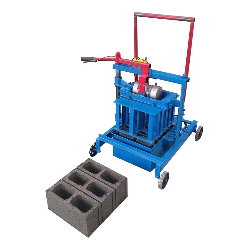 Semi Automatic Brick Making Machine Electric Cement Hollow Block Making Machine