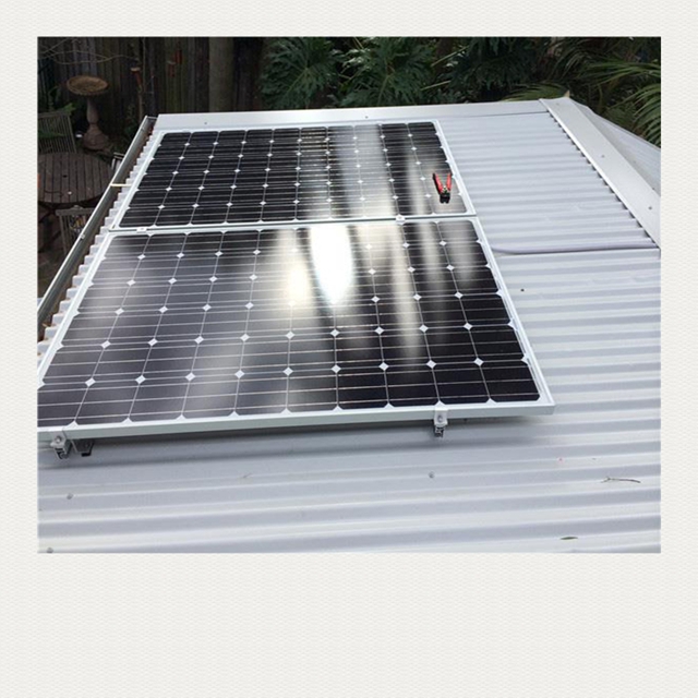 Solar Racking System Panel Mount Metal Roof Solar Mounting System L Feet Sets With Aluminum Rail