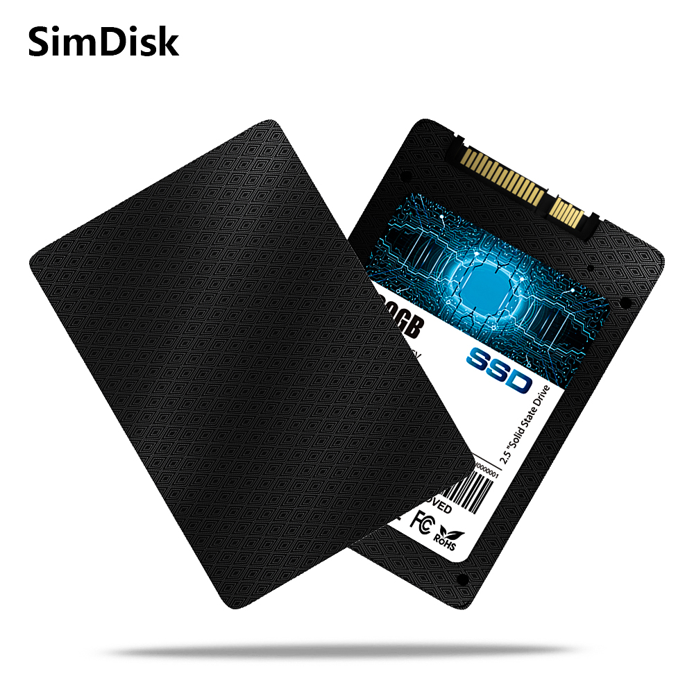 Simdisk SATA III 2,5 дюймов SSD 120 ГБ 128 ГБ 240 ГБ 256 ГБ 480 ГБ 512 960 1 ТБ 2 ТБ высокоскоростной внутренний жесткий диск
