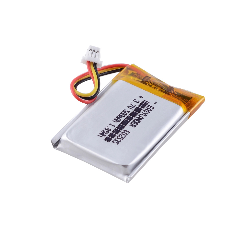 602535 1.0 3p 3.7v lithium polymer battery