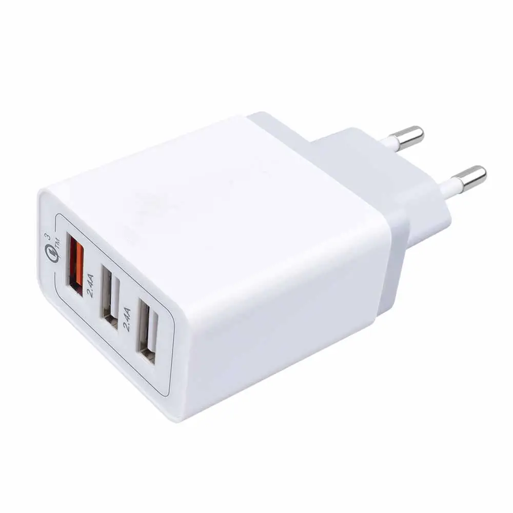 Usb Port Charger Innovative 2019 Fast UK EU US Plug Travel OEM USB Wall Charger Adapter Quick 5V3A 3 Port For Phone Wall Charger QC3.0 For IPhone