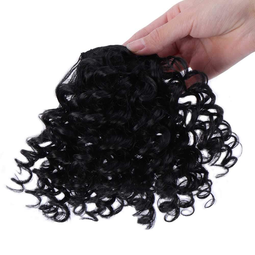 Chemical Fiber Wig Female Bangs Explosive Cross-border E-commerce African Curly Wig Factory Direct Discovery and Wholesale
