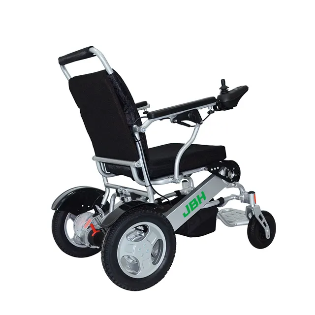 reasonable price aluminium alloy frame 24v 250W motor lightweight folding electric wheelchair for disabled people