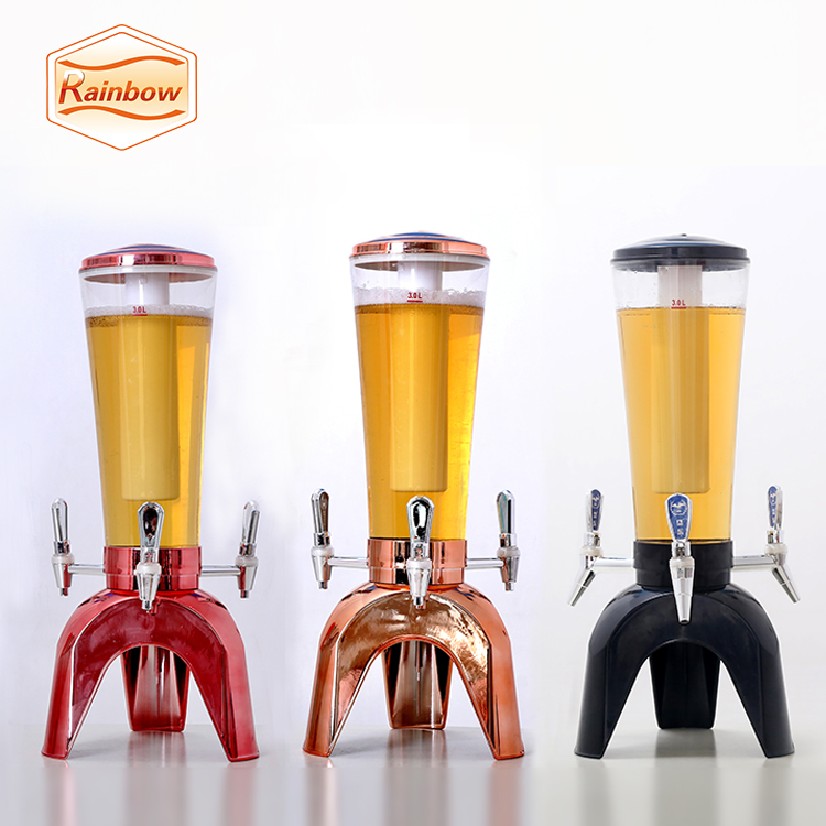 High quality beer tower with led draft beer tower cooler draft beer tower dispenser machine
