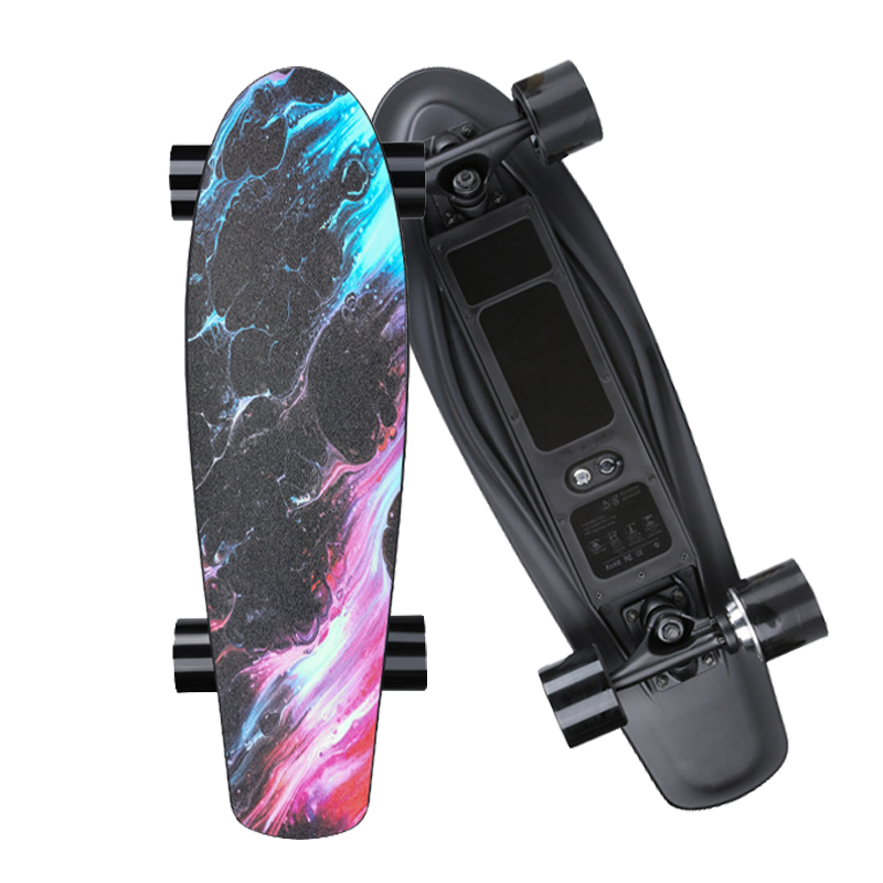 wholesale custom pattern cheap price waterproof remote electric longboards skateboards