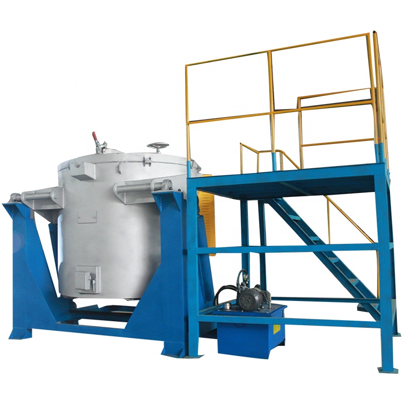 2021 Tilting Type Melting Machine Industrial Electric Aluminum Resistance Melting Furnace