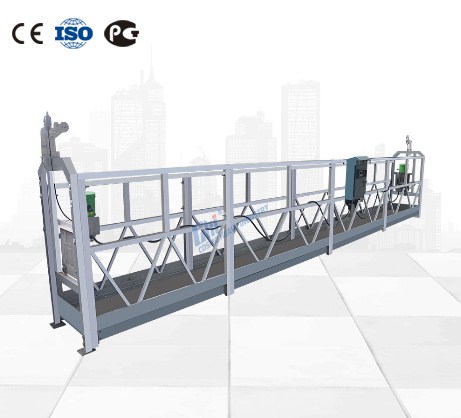 500kg 630kg 800kg 1000kg Aluminum Alloy Suspended Access Platform Hot Dip Galvanized Cradle  Gondola  Electric Scaffolding