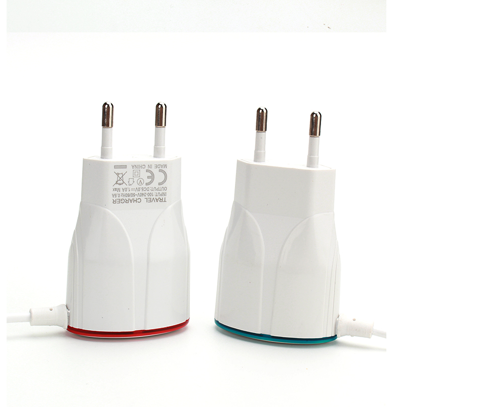Маленькая бабочка 1 USB 2 USB Аксессуары для мобильных телефонов зарядное устройство с V8 micro usb кабель светодиодная подсветка