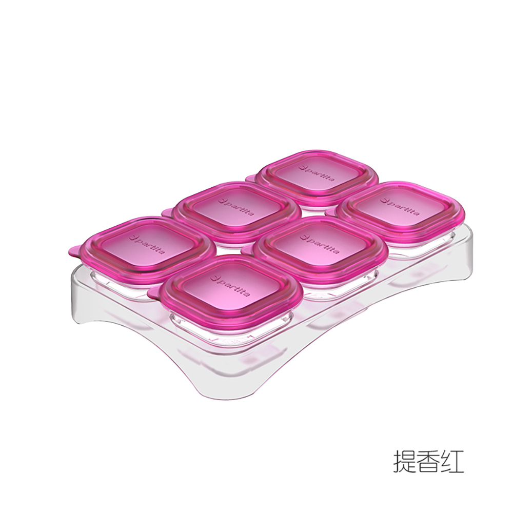 Factory supply Silicone baby food storage container with tray small container with lid baby food boxes