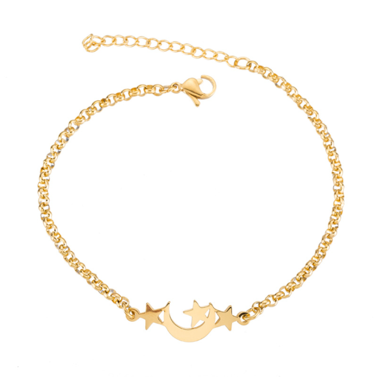 Fashion Simple Women's Bracelet Stainless Steel Gold Silver Rose Gold Color Two Butterfly Bracelet Valentine's Day Gift