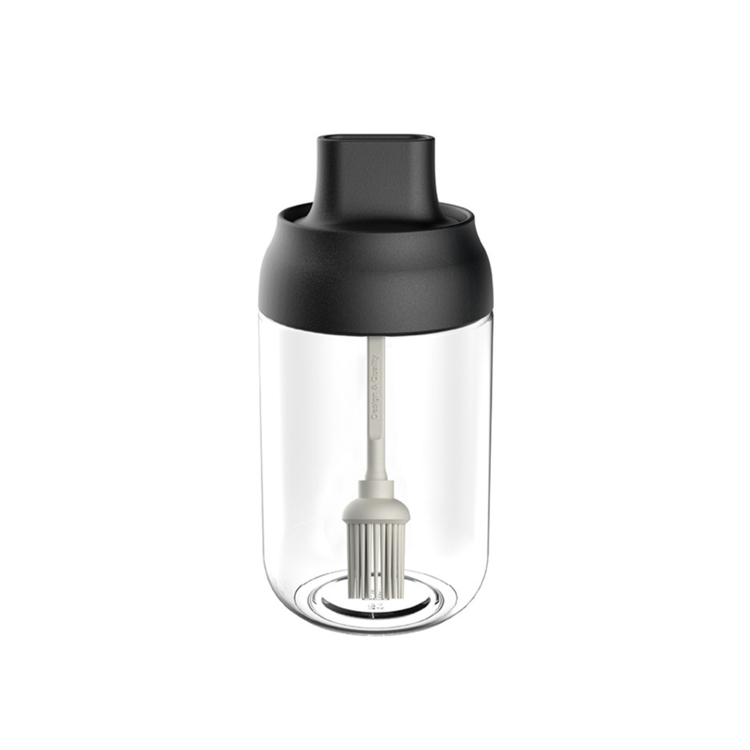 Hot Selling Household Product Multifunctional Spoon Cover Integrated Glass Seasoning Bottle