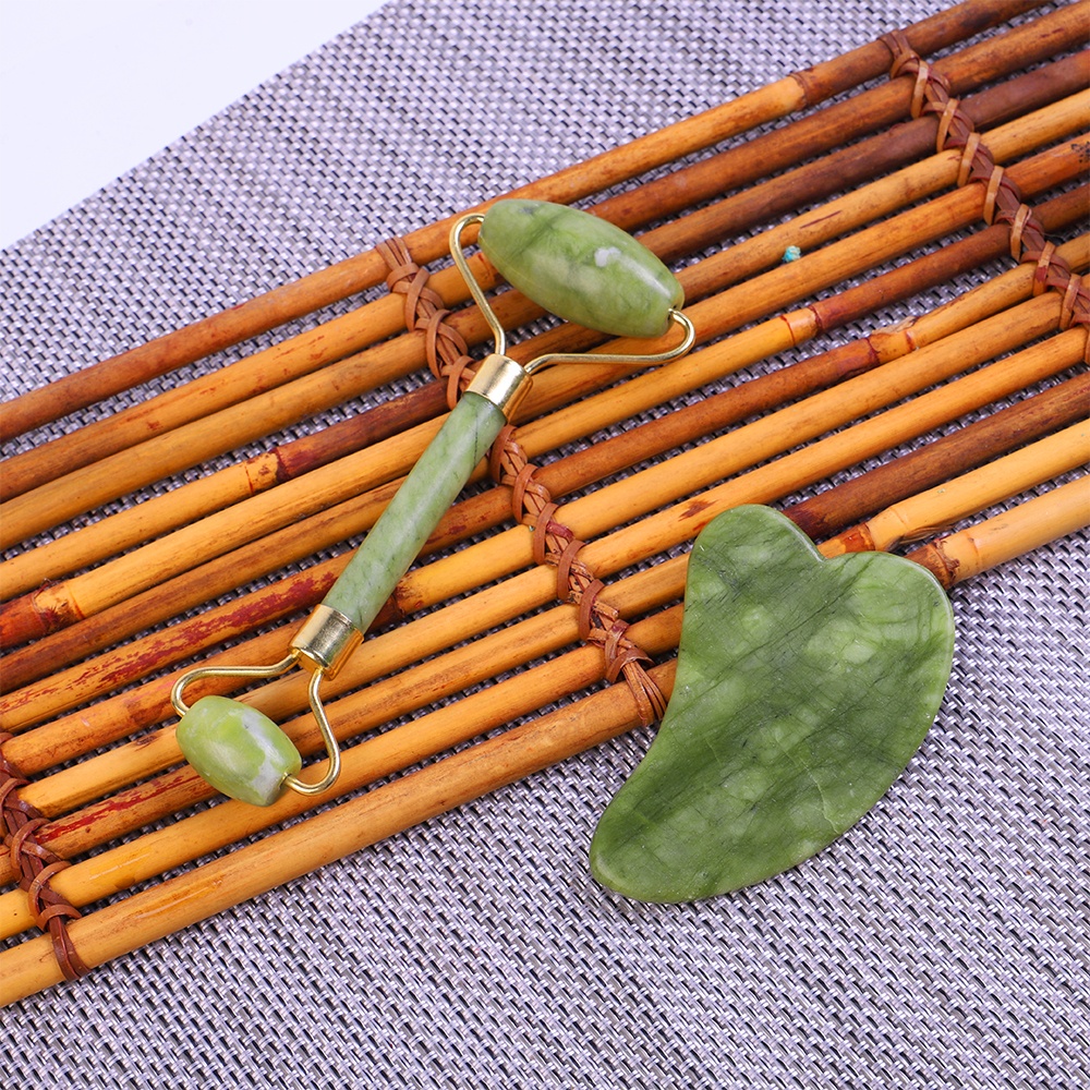 1Xiuyan jade roller 100% natural harmless jade rolle guasha