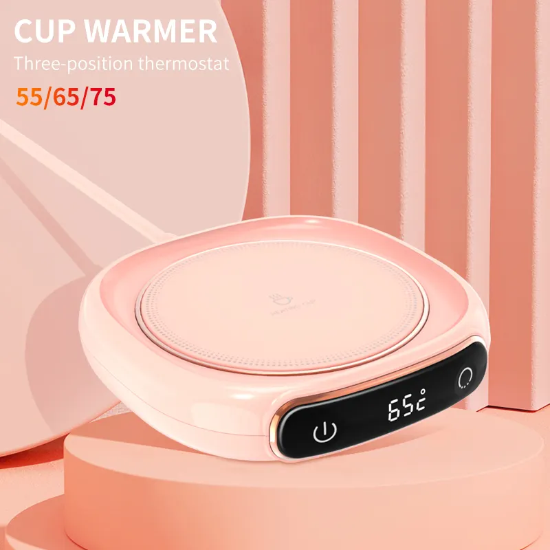 Coffee Tea Cup Heater Warmer Desktop Rechargeable 55 65 75 Degree Constant Temperature heating Coaster Thermostatic Coaster
