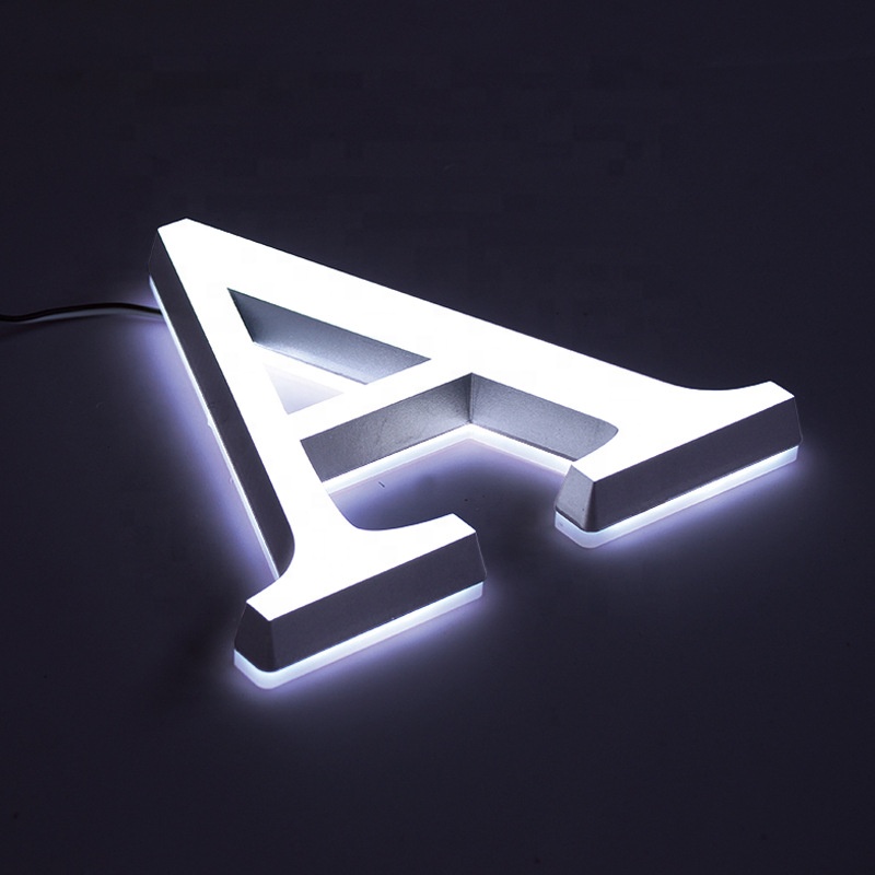 Custom Business colorful frontlit led letter sign for store advertising