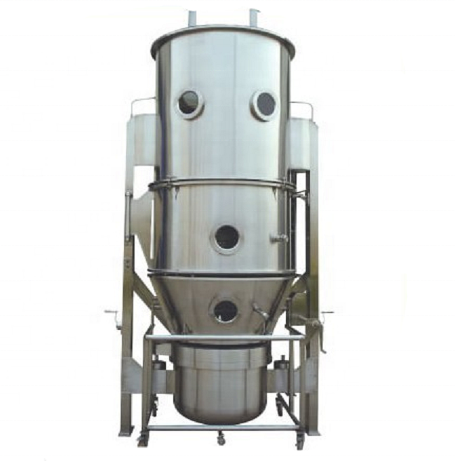 Foodstuff milk powder granulator fluid bed dryer
