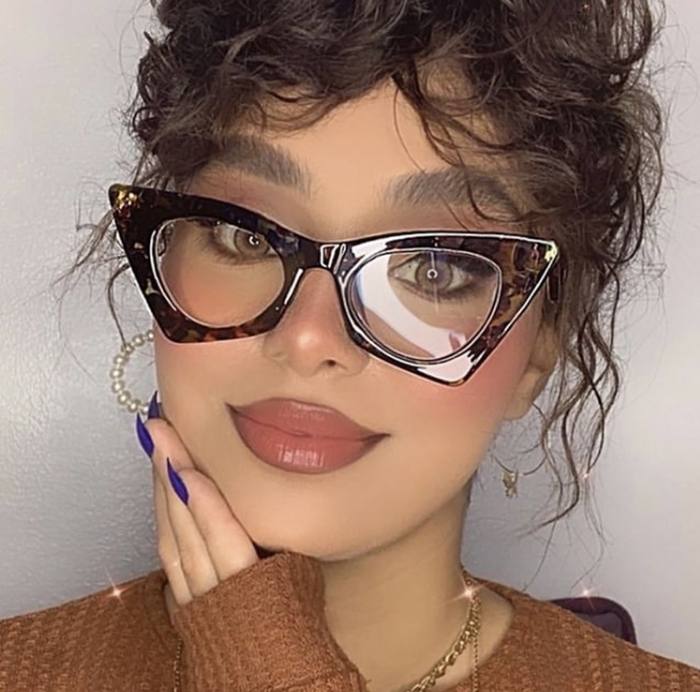 Ladies Optical Eyeglasses Fashion Custom Cat Eye Glasses Spectacles for Women Prescription Eyewear