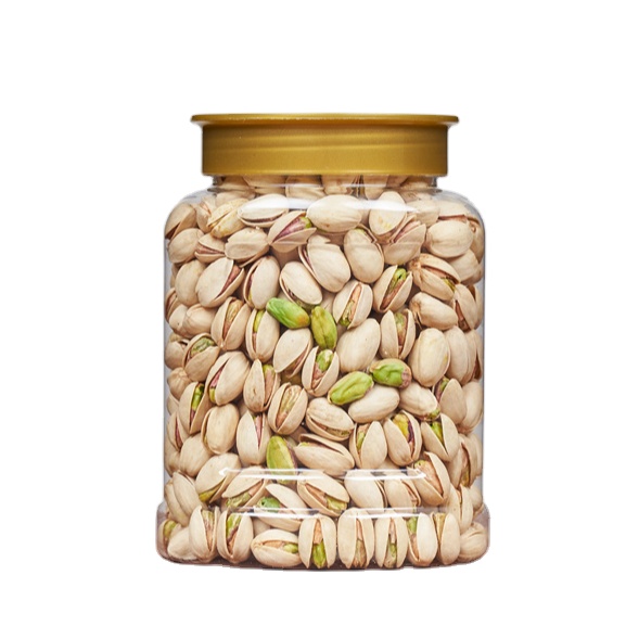 Chinese dried fruit food of green organic salted pistachios without additives