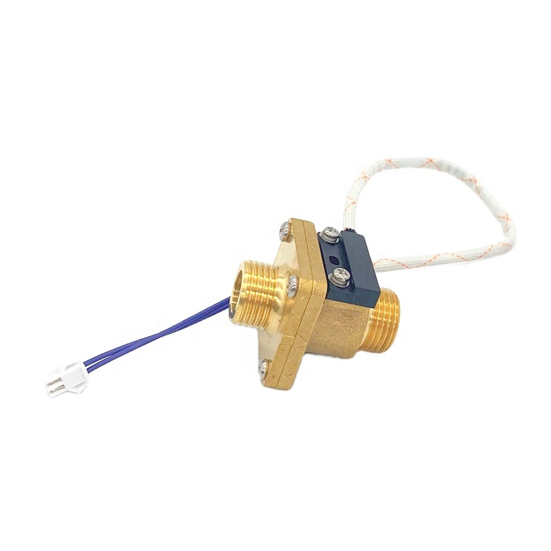 Factory Direct sales G1/2 wall-hanging stove water pump electronic copper flow switch