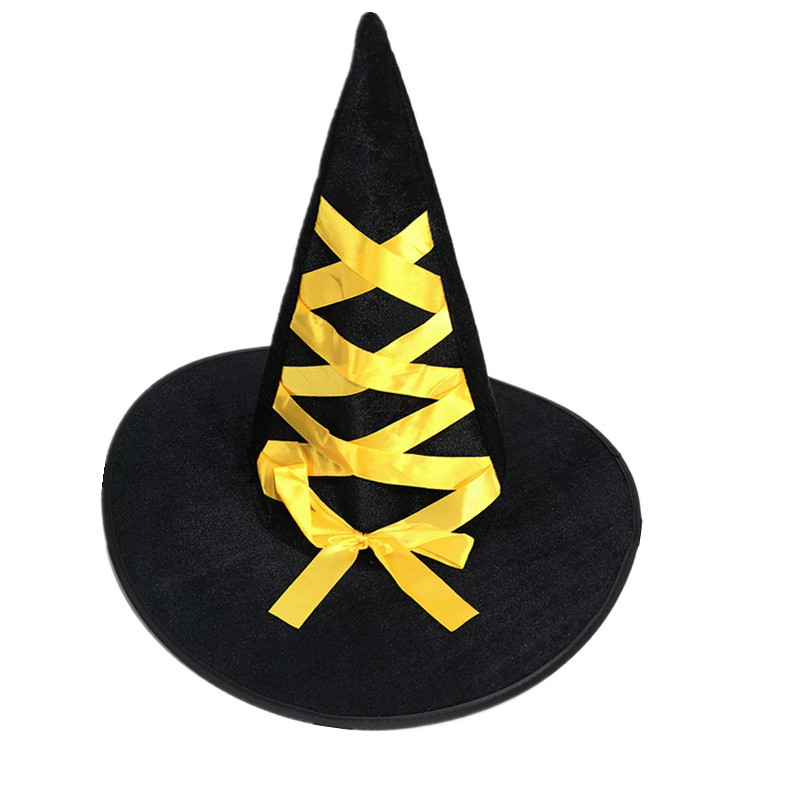 Wholesale Decoration Adult Halloween Cosplay Hat Wizard Magical Witch Party Hat