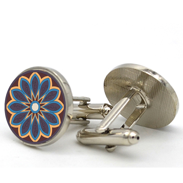 Simple Temperament All-match Custom Fashion Long Sleeve Mens Dress Suit Shirts Cufflinks