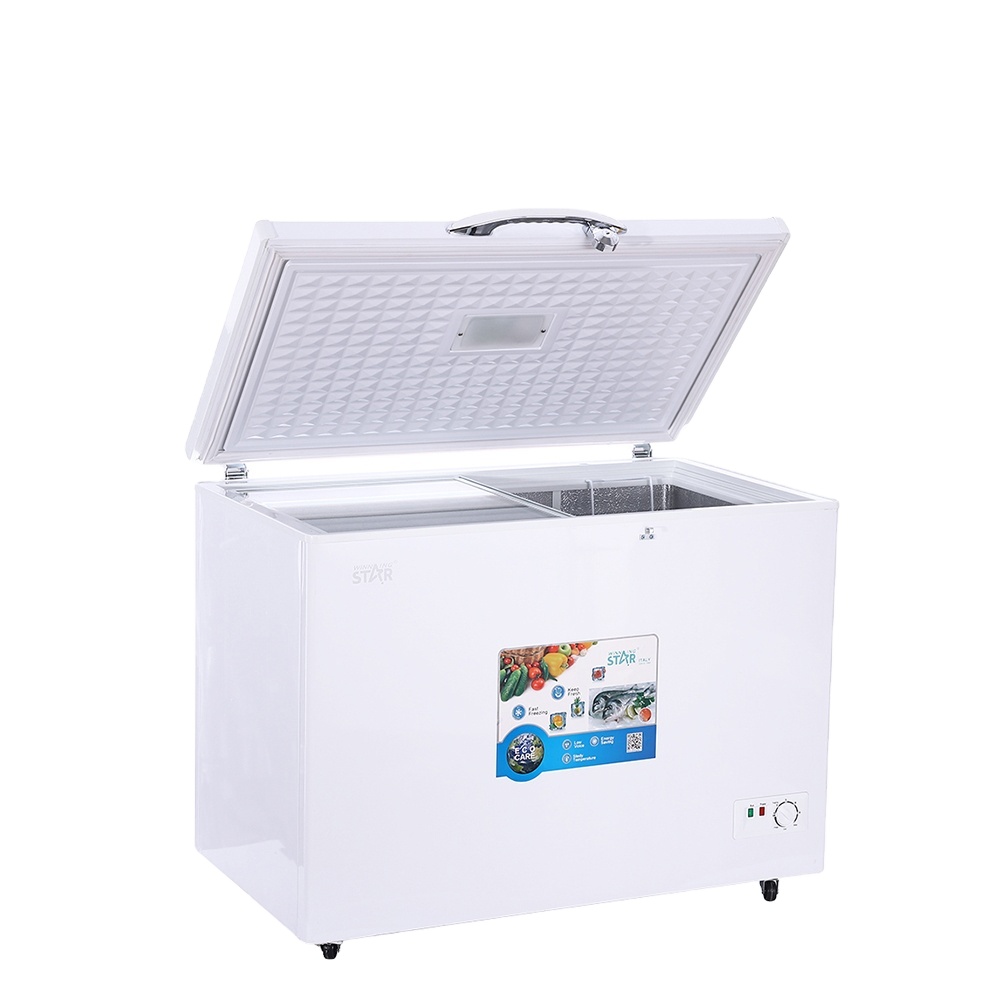 WST-BD-258L с двигателем внутреннего сгорания звезда AC холодильники глубокий сжатия морозильники 225L