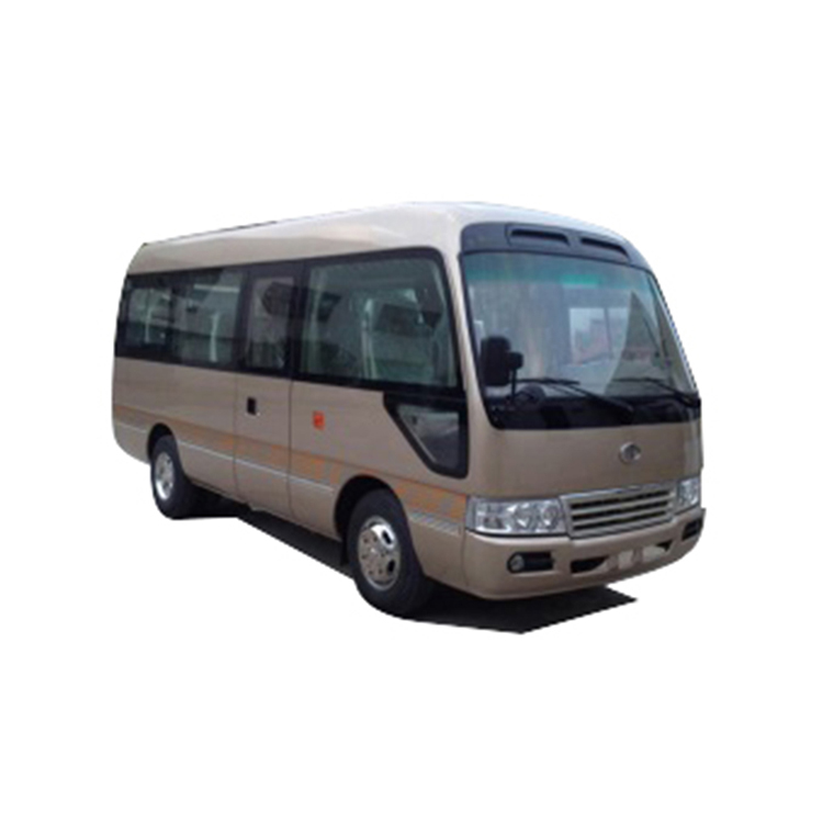 Hot sales 3300mm wheelbase 5500kg GVW seats Euro 3 emission standard 7.00R16 tire luxury coach mini coaster bus