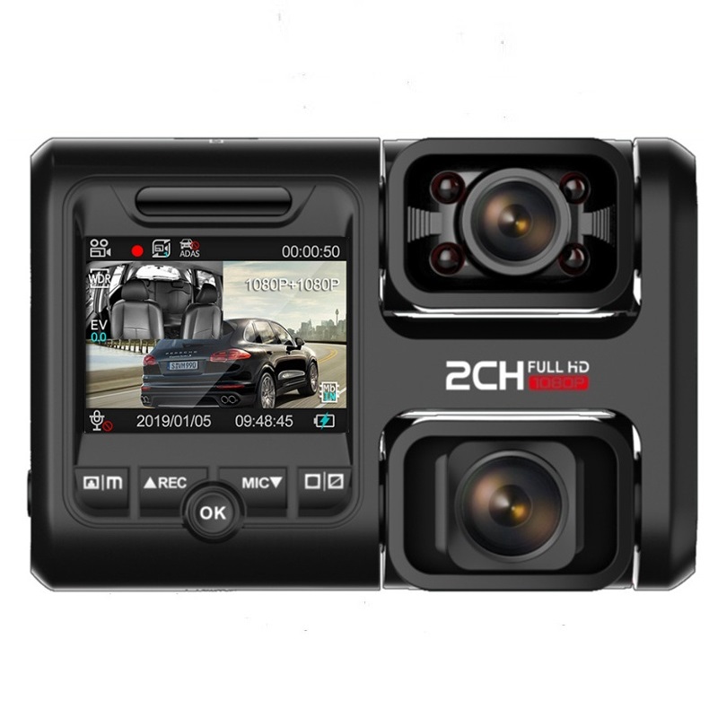 4K 2160P WIFI GPS Logger Dual Lens Car DVR Novatek 96663 Chip Sony IMX323 Sensor Night Vision Dual Camera Dash Cam Recorder D30H