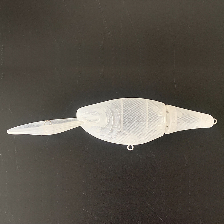 New Arrival 190mm 69g Jointed Crankbait Unpainted Lure Blank Diving Depth 15 -20ft .