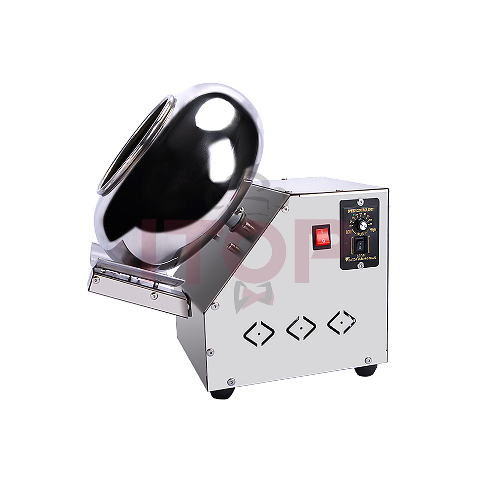 Commercial Candy Sugar Coating Pan Machine Good Price 2800W Schokoladen-Tabletten-Zuckerbeschichtungsmaschine