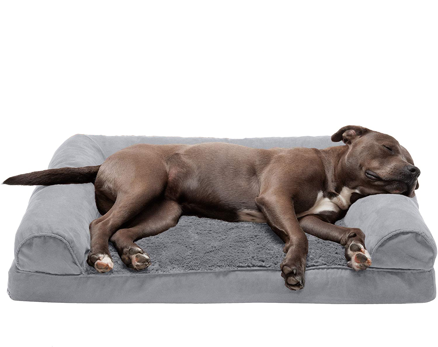 Custom Hot sales rectangular Orthopedic Memory Foam Dog Bed pet bed dog sofa