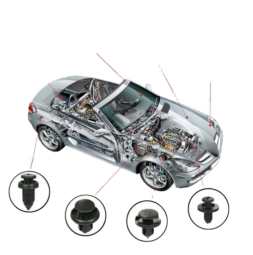 auto plastic faster standard part + plastic snap fasteners + plastic clip fastener + push clip + car wire clipper