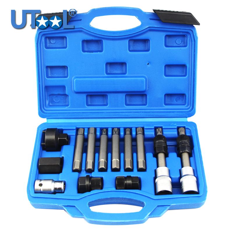 Alternator Freewheel Pulley, Engine Removal Tool для Mercedes Benz BMW, 13 Pcs