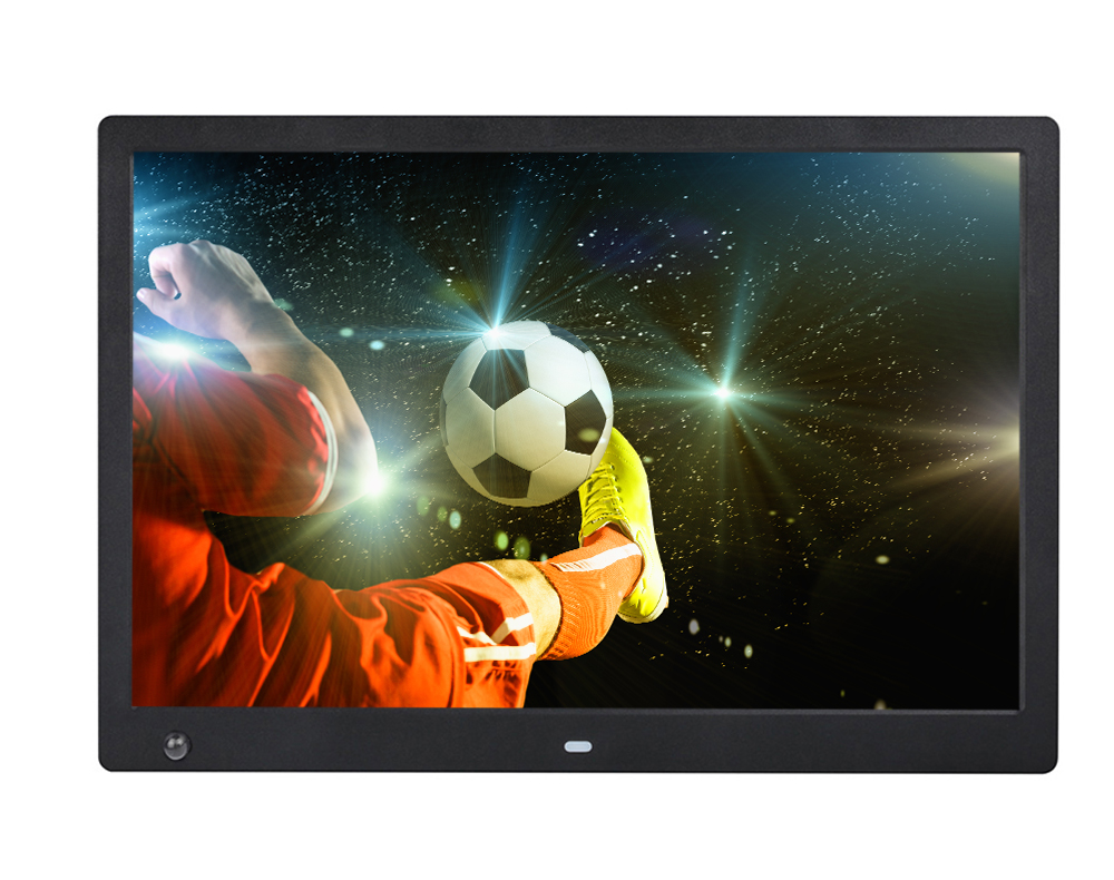 Download MP3 MP4 Video Player 15 inch wifi Motion Sensor LED Digital Photo Frame Wall Mount LCD Picture Frame