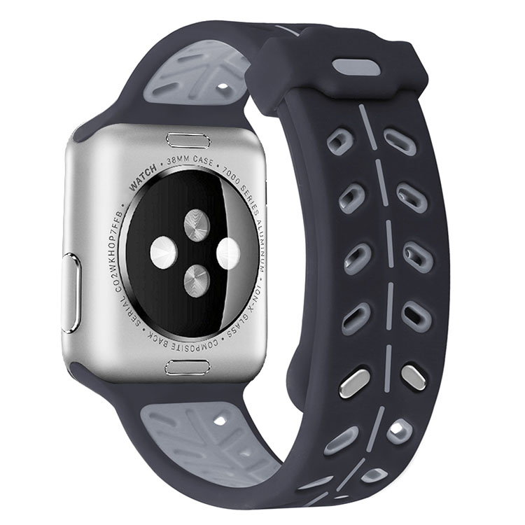 Ремешок для часов Coolyep, силиконовый спортивный ремешок для Apple iWatch серии 5/6, 40 мм, 44 мм