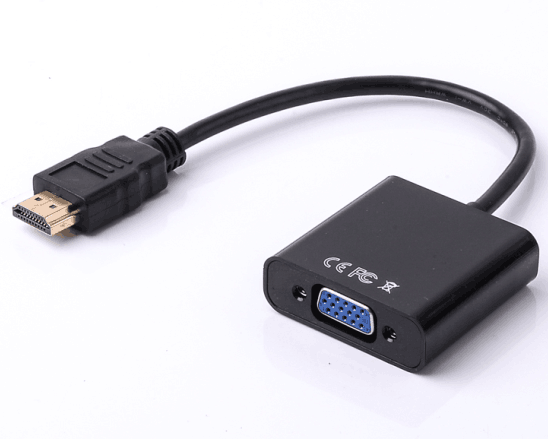 Лидер продаж, преобразователь HDMI в VGA, кабель 0,25 м, поддержка 1080P