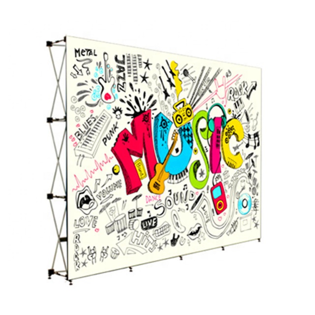 Step up & Repeat 10x10 Pop Up Trade Show Display Exhibit -10ft Perfect-Pop Straight