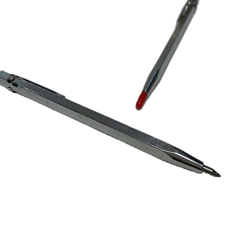 Silver and Golden Engraving Marking Pen Glass Metal Plate Iron Sheet Lettering Tungsten Steel Marking Needle Metal Manufacturing