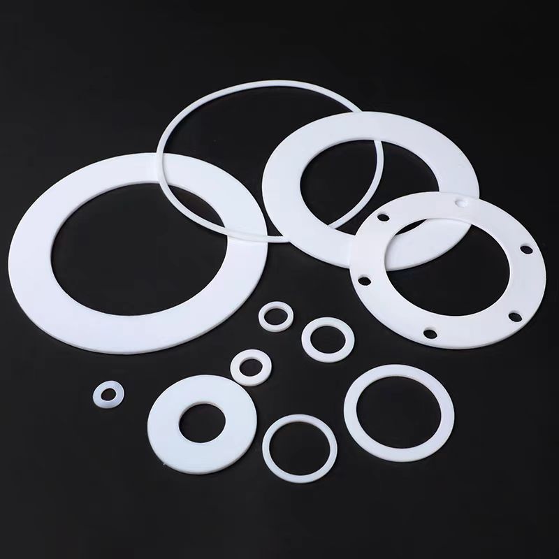 Processing custom PTFE gasket white resistant high PTFE gasket