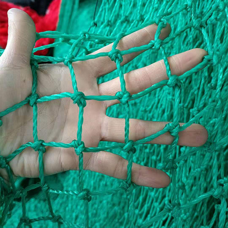 Заводская прямая продажа, HDPE нейлоновая сетка с узлом и без узлов для дальнего забора для гольфа, Балконная защитная сетка, спортивная сетка