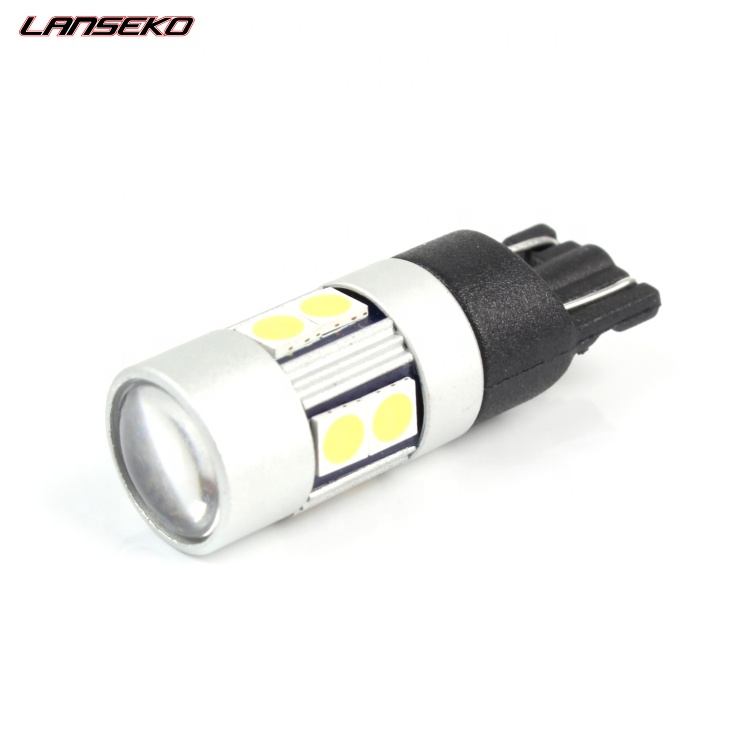T10 194 W5W 3030 LED 10 SMD Canbus без ошибок Автомобильная боковая лампа с клиновидным цоколем T10 Светодиодная лампа для освещения номерного знака