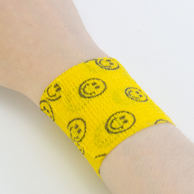 Customized first aid bandage non-woven elastic bandages cohesive bandag easy tear