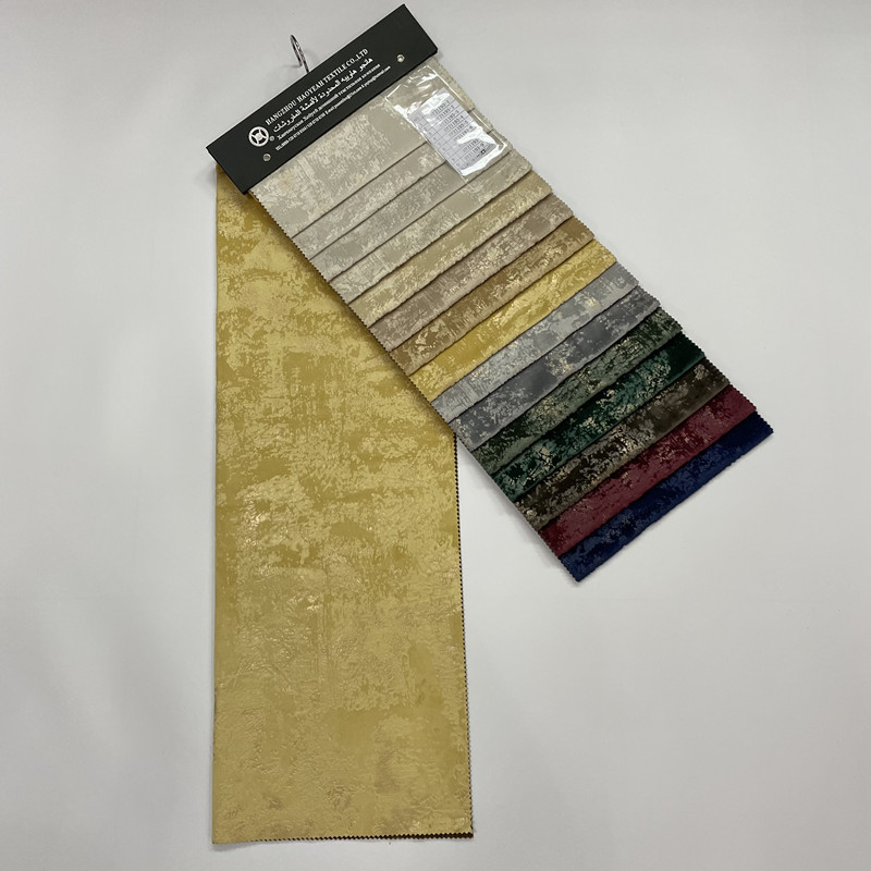 Holland Velvet Foil Polyester Knitting for Furniture and Upholstery China Sofa Fabric