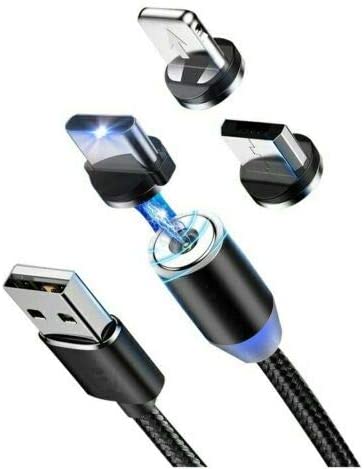 Горячая Распродажа 3 в 1 Магнитный 3A кабель для быстрой зарядки Micro Usb Type C Usb C кабель для передачи данных для телефона Samsung Android IOS