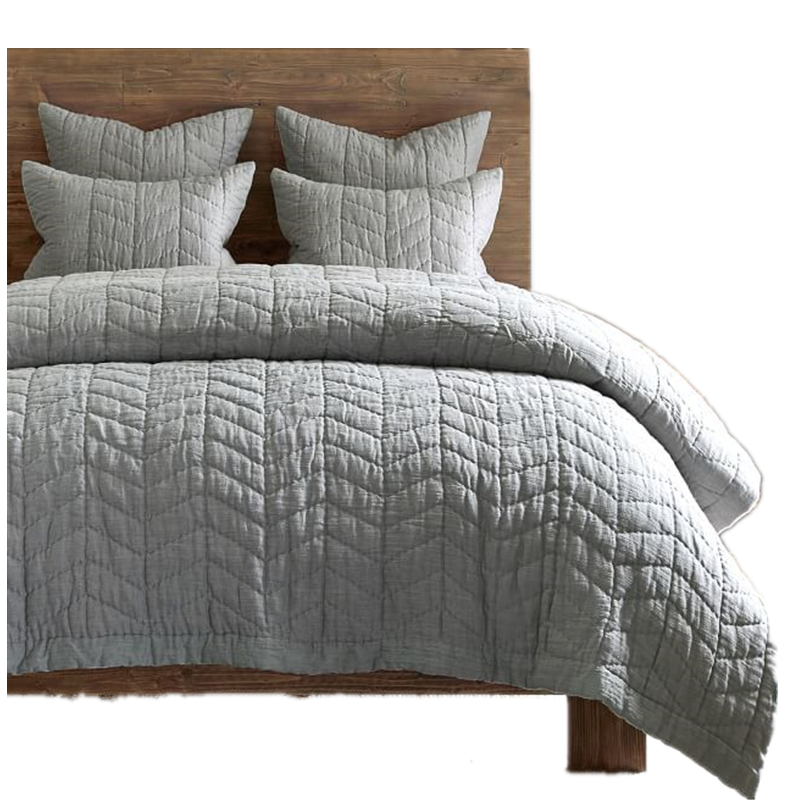 High Quality Luxury Quilted Bedspread Coverlet 3pcs Solid Color Brush Microfiber