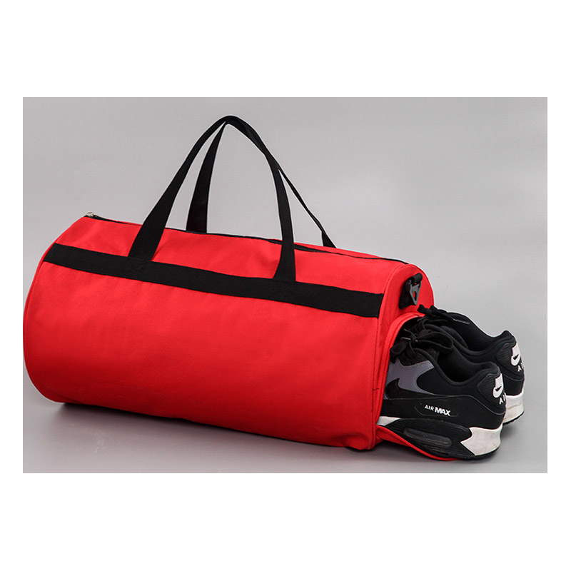 Large Custom logo polyester Travel Weekender Duffel Bag Sports Gym Bag with Shoes Compartment /