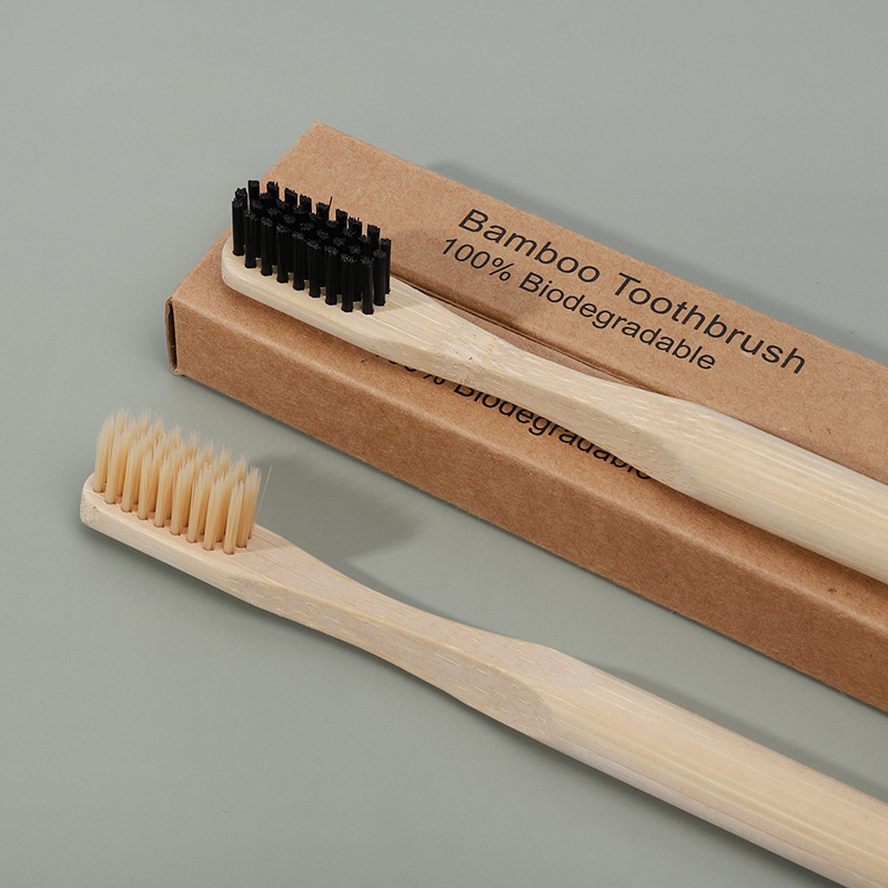 Biodegradable toothbrushes oral bamboo charcoal toothbrush set